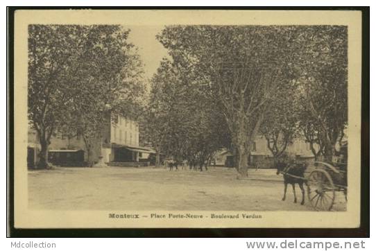 84 MONTEUX / Place Porte-Neuve, Boulevard Verdun / - Monteux