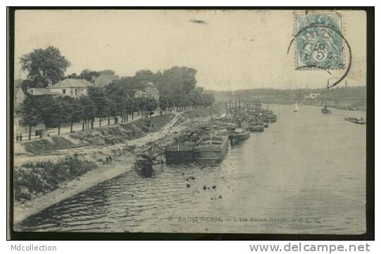 93 L'ILE SAINT DENIS / Quai De La Marine / - L'Ile Saint Denis