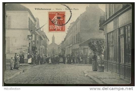 93 VILLETANEUSE / Mairie, Rue De Paris / - Villetaneuse