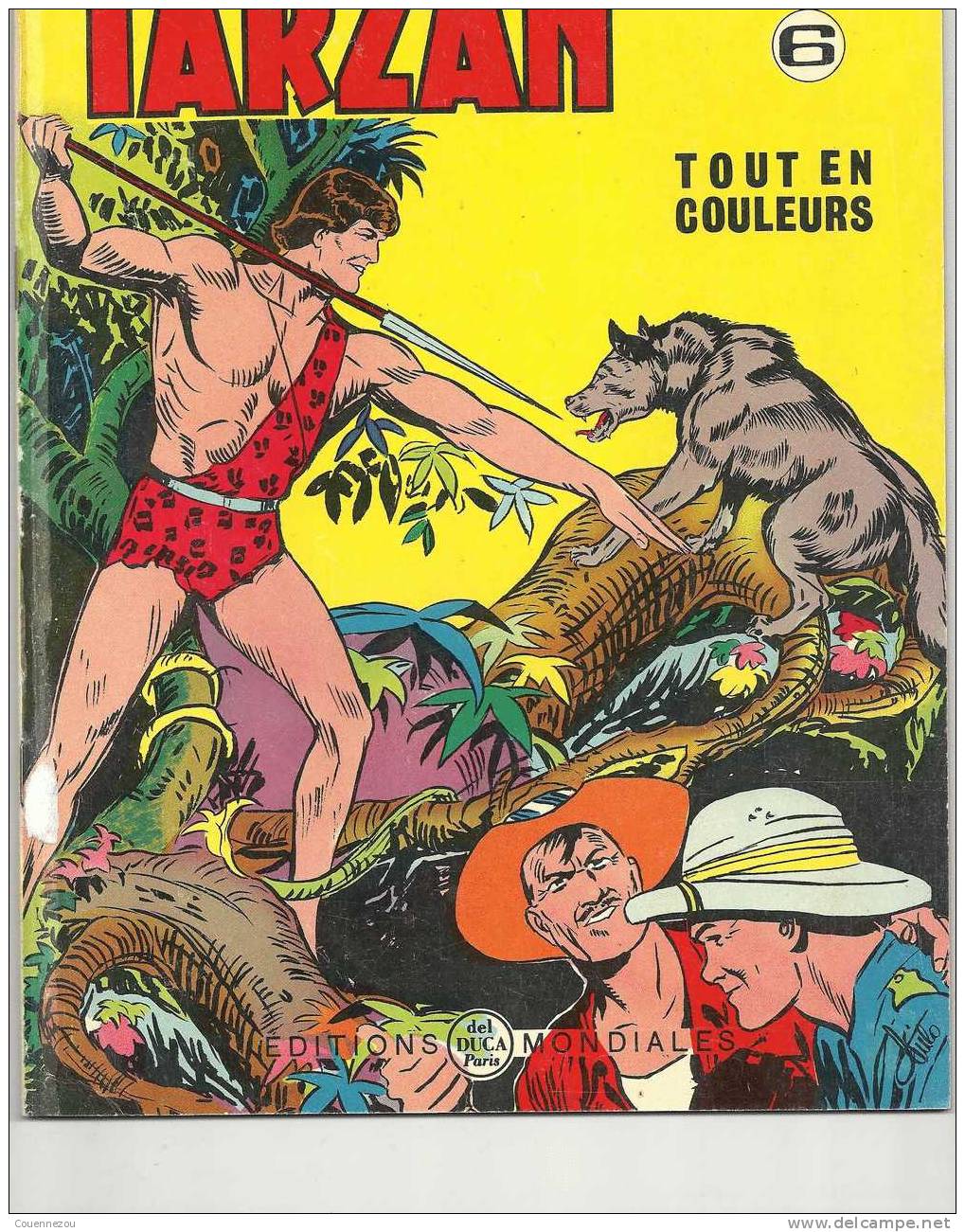 TARZAN N° 6  Editions Mondiales 1964 - Tarzan