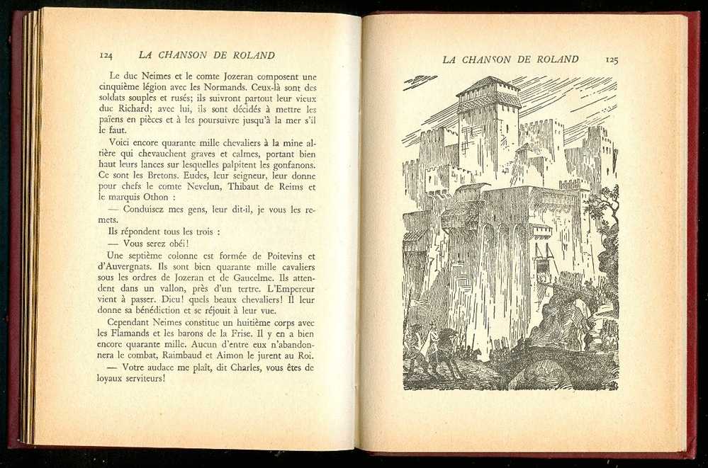 LA CHANSON DE ROLAND (1948), De Mme Fringant, Illustrations De Jacques Roubille, Les Nouvelles Presses Françaises - Autres & Non Classés