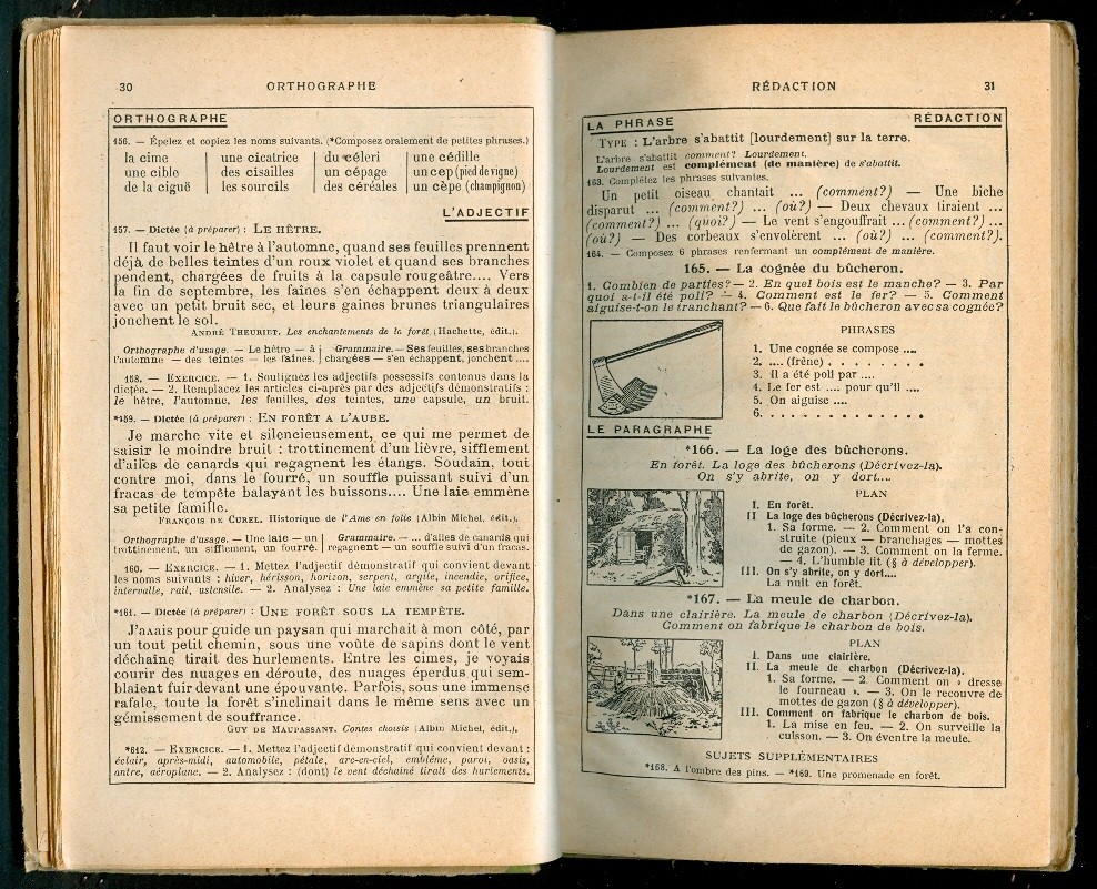 VOCABULAIRE ET METHODE D'ORTHOGRAPHE De Gabet Et Gillard (1932), Cours Elementaire Et Moyen, Librairie Hachette - 6-12 Jaar