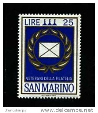 SAN MARINO - 1972  VETERANS  MINT NH - Unused Stamps