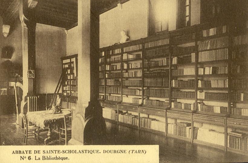 Dourgne 81 - Abbaye De Sainte Scholastique - Bibliothèque - Dourgne