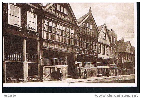 CPA.     CHESTER.      Bishop Lloyd´s Palace, Watergare Street.   1919. - Chester