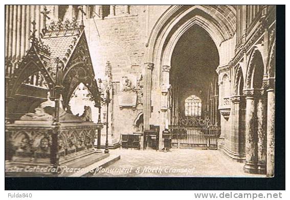 CPA.     CHESTER  CATHEDRAL.    Pearson´s Monument & North Transept.    1919. - Chester