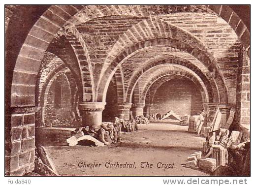 CPA.     CHESTER  CATHEDRAL.    The Crypt.    1919. - Chester