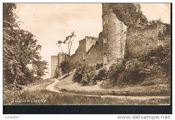 CPA.   LUDLOW  CASTLE.  1919. - Shropshire