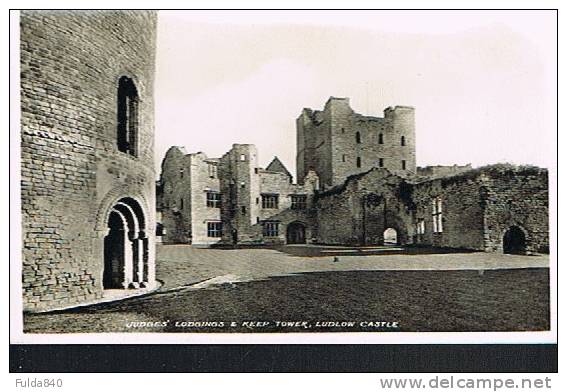 CPA.   LUDLOW  CASTLE.  Judge´s Lodgings & Keep Tower.   1919. - Shropshire