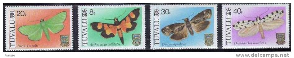 Tuvalu  1980 Yvertn° 135-38 *** MNH Cote 2,50 € Faune Papillons Vlinders - Tuvalu (fr. Elliceinseln)