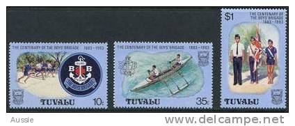 Tuvalu 1983  Yvertn° 205-07 *** MNH Cote 4 € Boys Brigade - Tuvalu (fr. Elliceinseln)