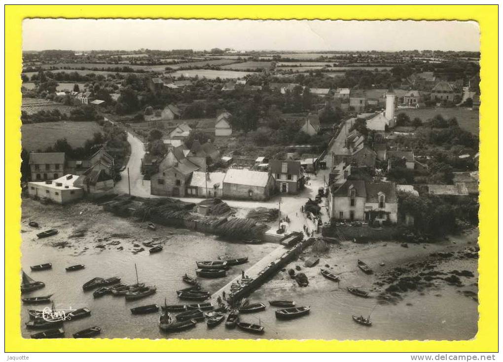 PENESTIN - Morbihan - N°310-90 A - Vue Aérienne Tréhiguier Le Port - Animée Bateaux Non Circulé édit Combier - Pénestin