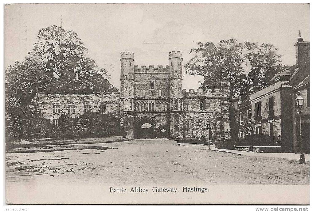 C .P. A (  HASTINGS   " Battle Abbey Gateway  "  Beau  Plan  Rare    ) - Hastings