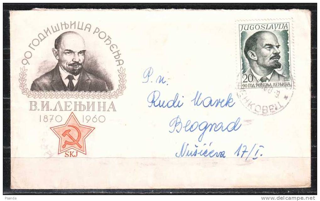 Yugoslavia 1968 Leter - Cartes-maximum