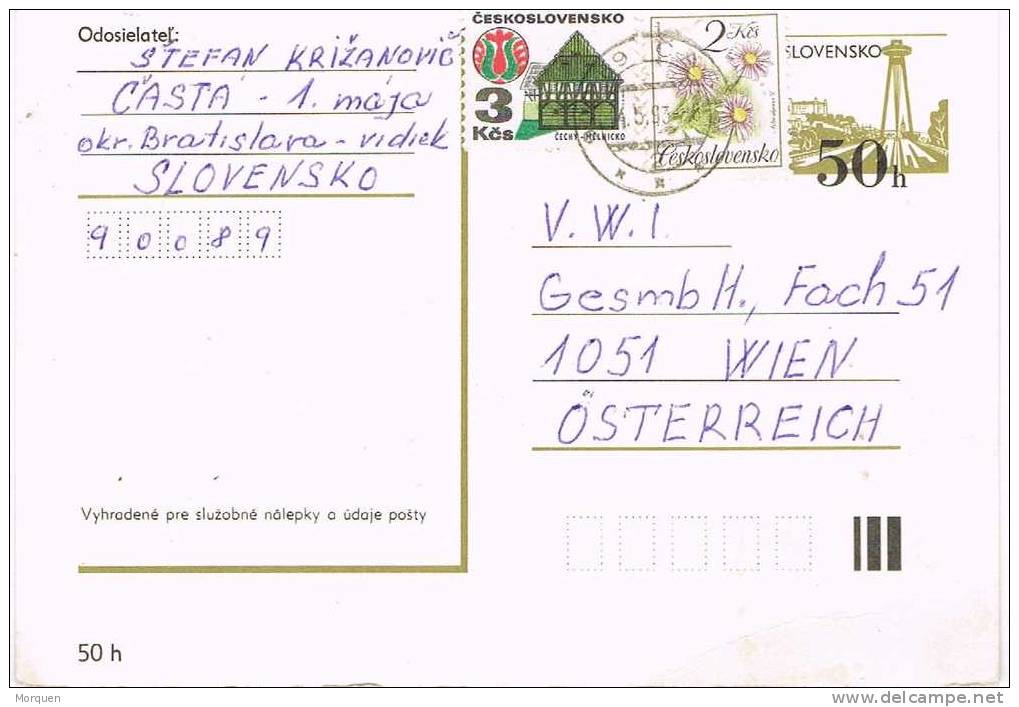 Entero Postal CASTA (Checoslovaquia) 1993 - Postkaarten