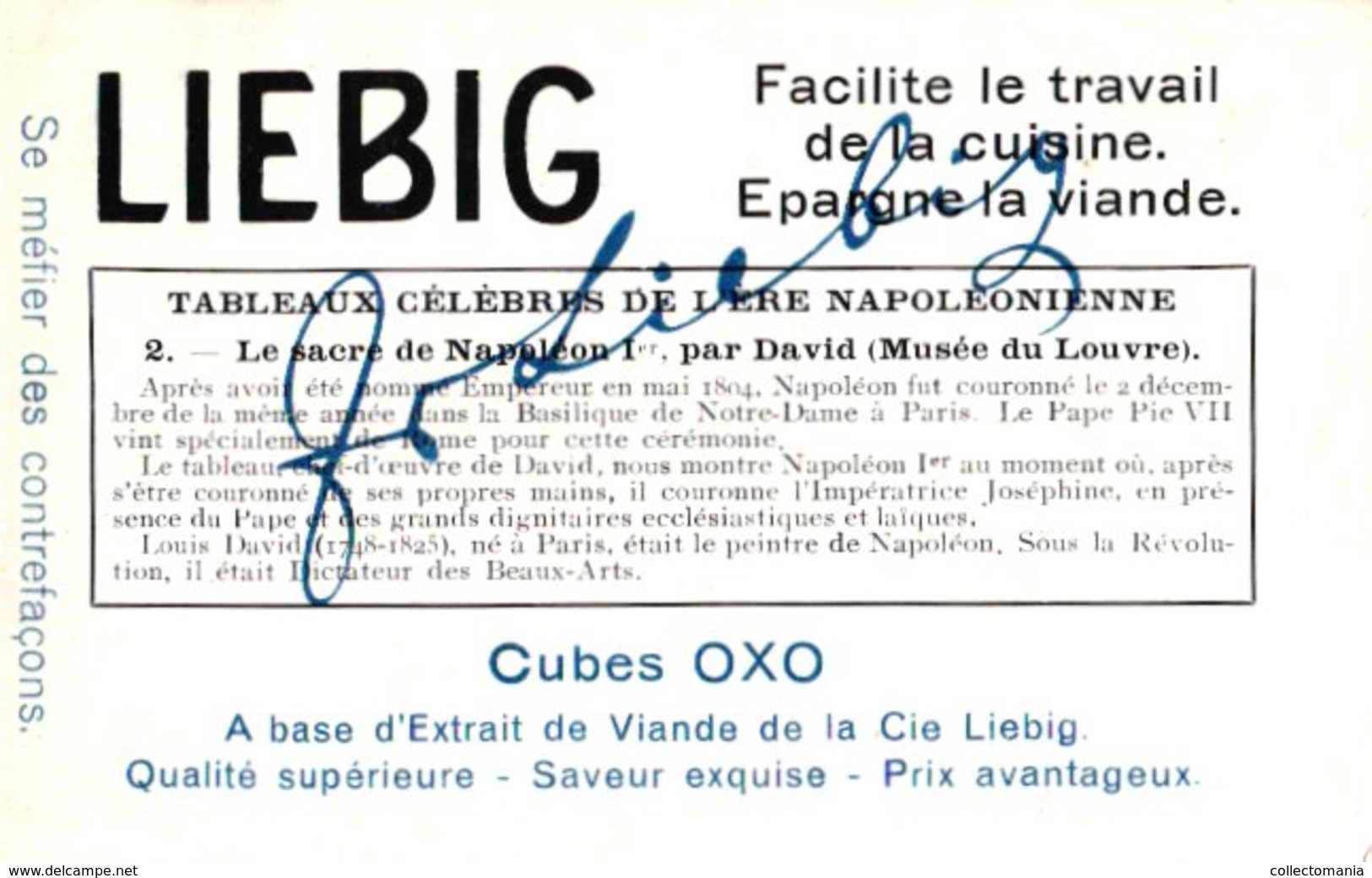 1201 Tableaux Celèbres De L'Ere Napoléon - Liebig 6 Cards , Post=FREE + Buy 20 Of Our Auctions And Get 20% Discount - Liebig