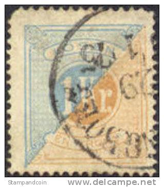 Sweden J11 Used 1k Blue & Bister Postage Due From 1874 - Taxe