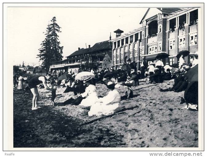 Vancouver Flashback ( Repro ) English Bay With Old Bathhouse Vancouver, B.C.Canada Photo 1906 - Vancouver