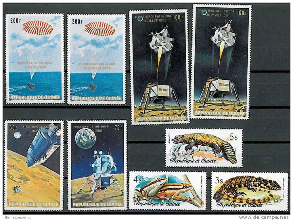 GUINEA - ANIMALS & SPACE - V2211 - República De Guinea (1958-...)