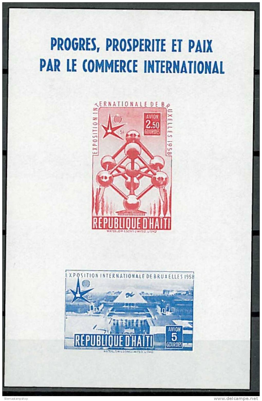 HAITI - 1958/62 EXHIBITION & REFUGEES - V2222 - Haïti