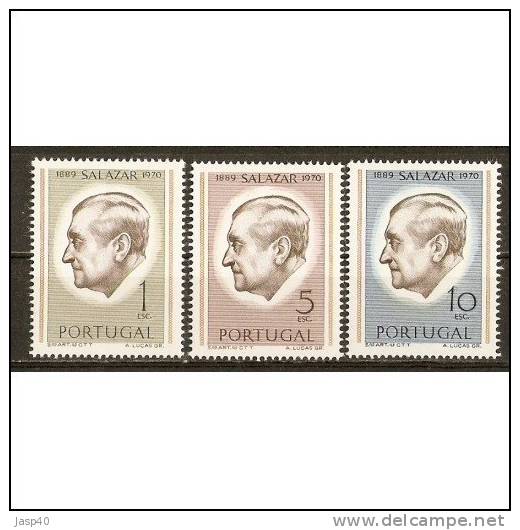 PORTUGAL AFINSA 1106/1108 - SÉRIE NOVA COM CHARNEIRA, MH - Unused Stamps