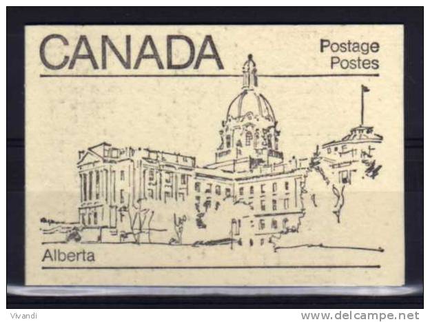 Canada - 1982 - Legislative Buildings Booklet " Edmonton, Alberta" - MNH - Carnets Complets