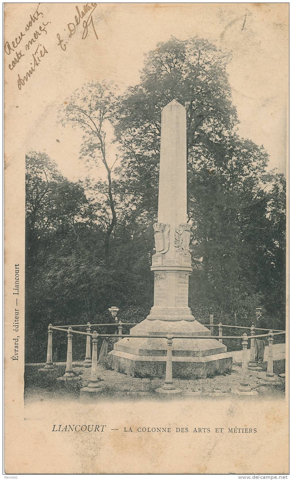 La Colonne Des Arts Et Metiers - Liancourt