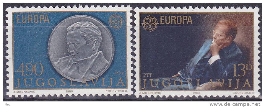 EUROPA - CEPT - Michel - 1980 - Jogoeslavië- Nr 1828/29 - MNH** - 1980