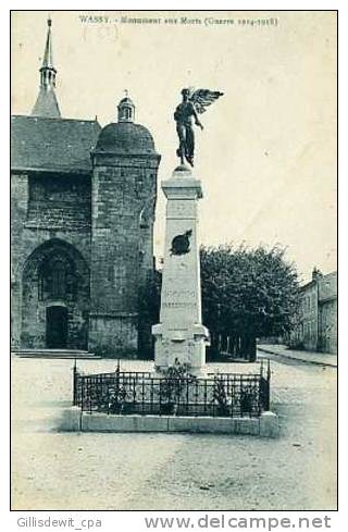 - WASSY - Monument Aux Morts - Wassy