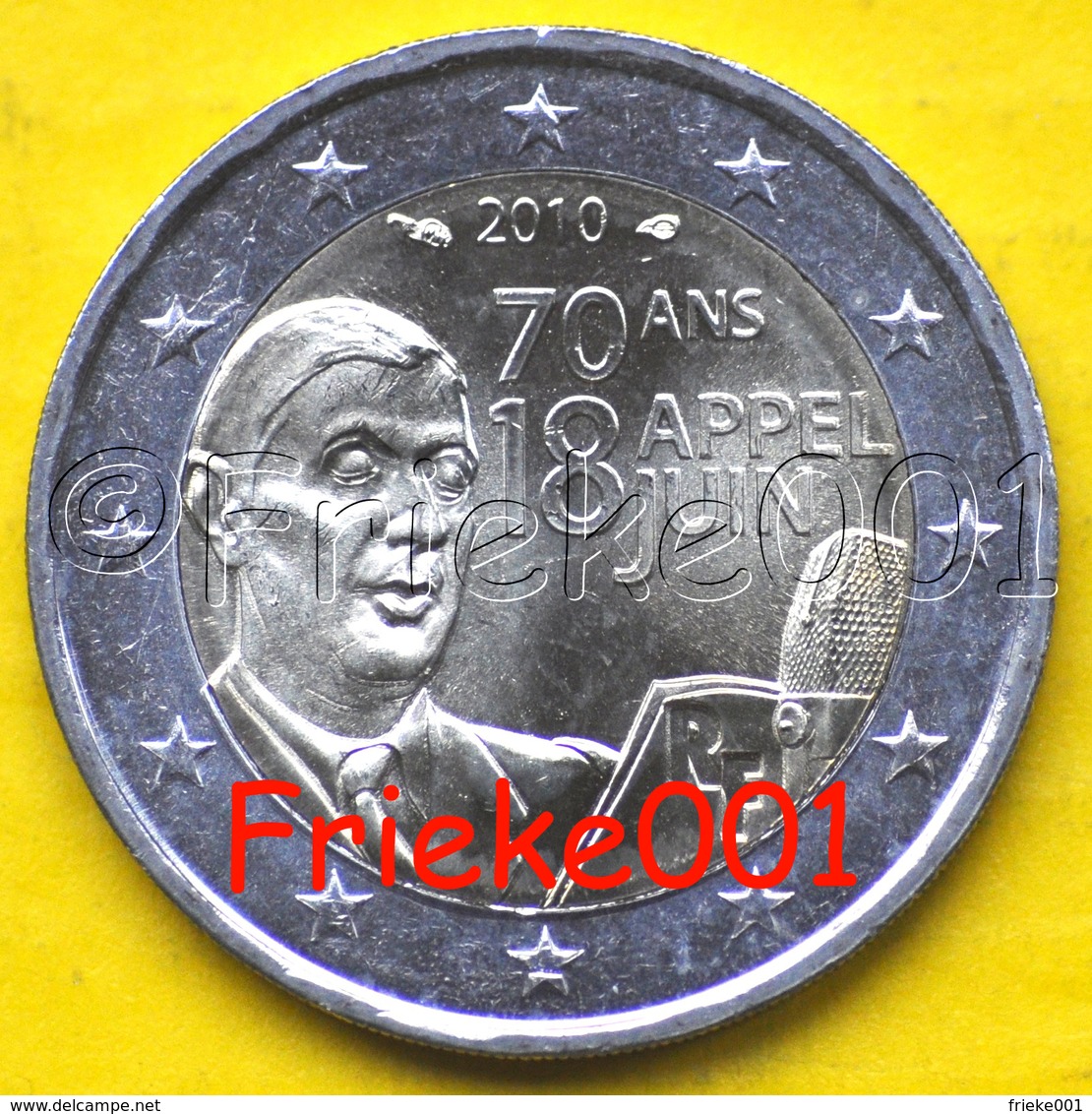 Frankrijk - France - 2 Euro 2010 Comm.(De Gaulle) - France