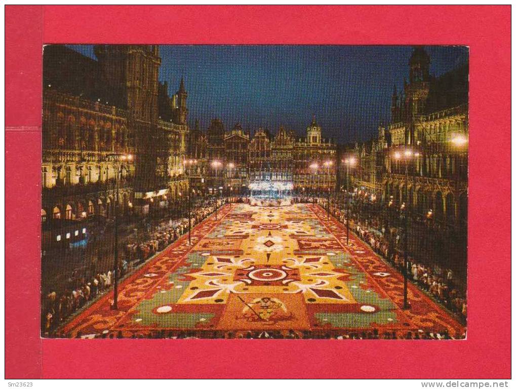 Bruxelles (BE57)  Grand´Place, Tapis De Fleurs La Nuit - - Avenues, Boulevards