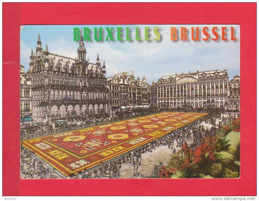 Bruxelles (BE81)  Grand´Place, Tapis De Fleurs  - - Lanen, Boulevards