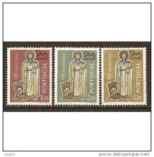 PORTUGAL AFINSA 901/903 - SÉRIE NOVA SEM GOMA, MNG - Unused Stamps