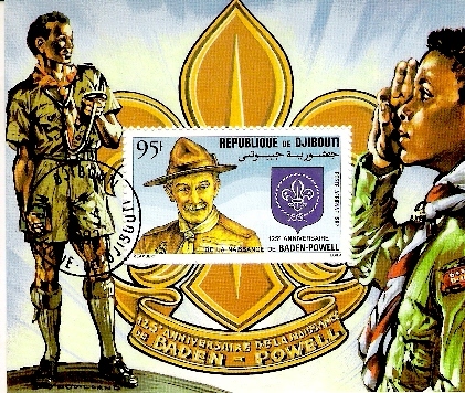 DJIBOUTI 1982  125ème ANNIV. DE BADEN -POWELL - Djibouti (1977-...)