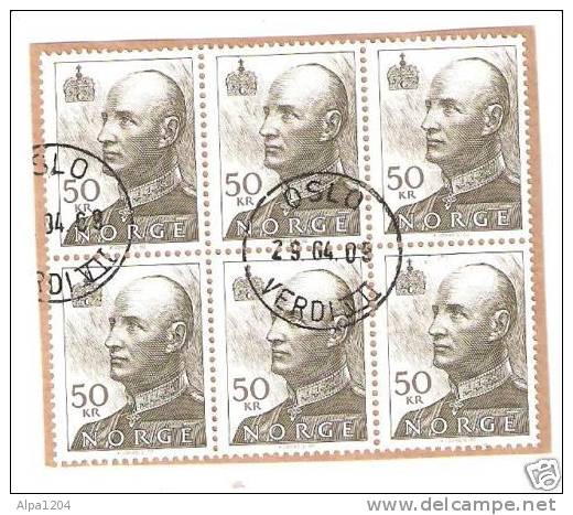 NORVEGE 1992 - "LE ROI DE NORVEGE" 50 KR OBLITERES - Used Stamps