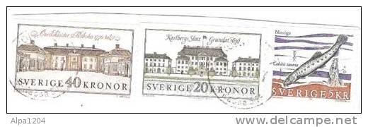 3 TIMBRES DE SUEDE "SVERIGE" - "DIFFERENTS THEMES" OBLITERES - Collections