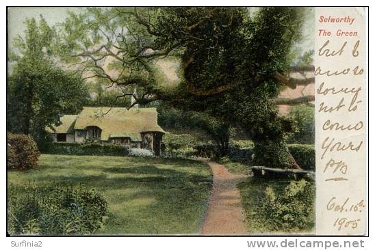 SOMERSET - SELWORTHY - THE GREEN 1904  Som137 - Andere & Zonder Classificatie