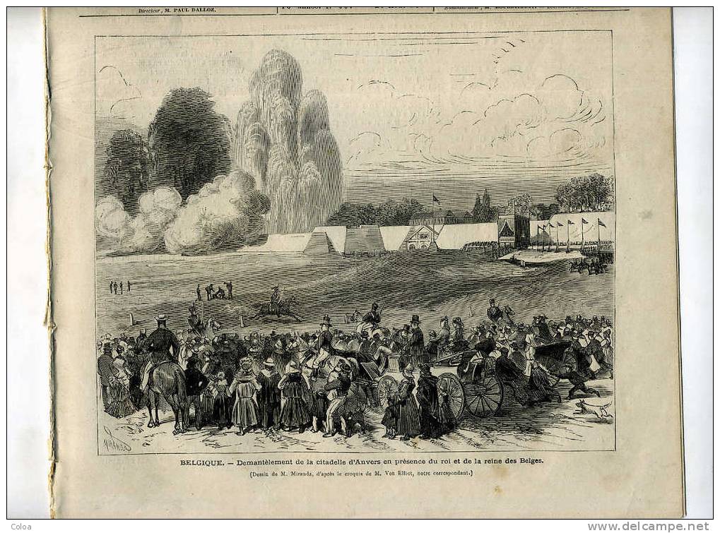 Les Fêtes De Lons Le Saunier 1874 - Magazines - Before 1900