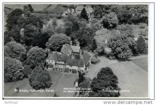 SOMERSET - SELWORTHY - HOLNICOTE HOUSE FROM THE AIR RP  Som149 - Otros & Sin Clasificación