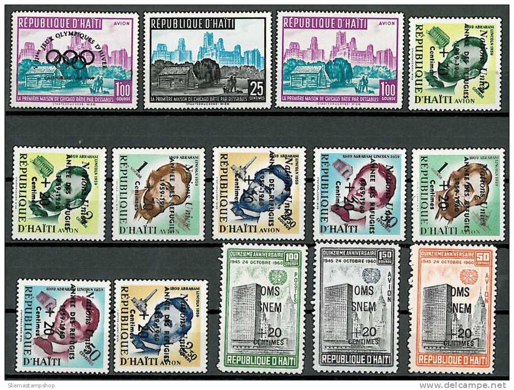 HAITI - VARIOUS SETS - V2227 - Haïti