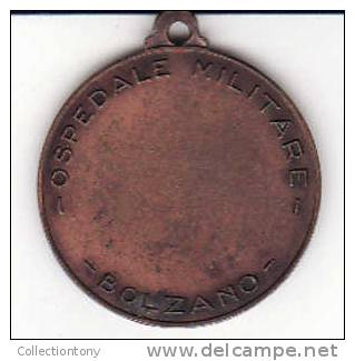 OSPEDALE MILITARE BOLZANO  - BRONZO - DIAM. 32 - PESO 12.2 - Sonstige & Ohne Zuordnung