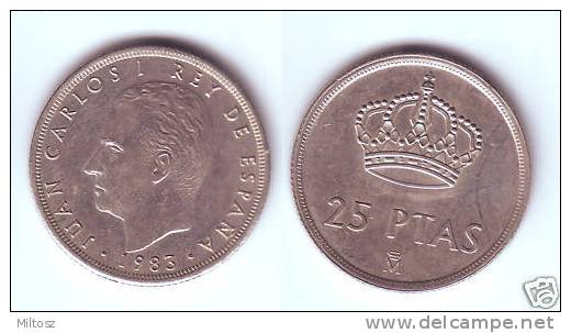 Spain 25 Pesetas 1983 Juan Carlos - 25 Pesetas