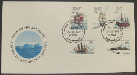 Australian Antarctic Territory 1979 Ships Series 1 FDC Macquarie Island - FDC