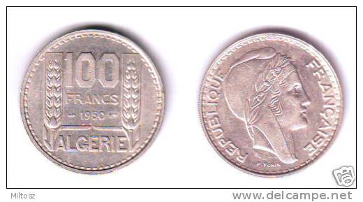 Algeria 100 Francs 1950 - Argelia