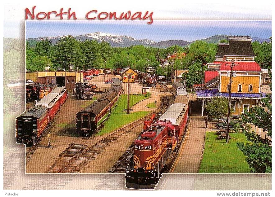 North Conway Maine - Train - Chemin De Fer - Railroad - Neuve - Mint - Autres & Non Classés