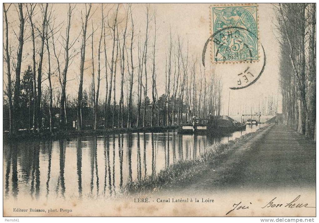 LÉRÉ- Canal Latéral à La Loire - Lere