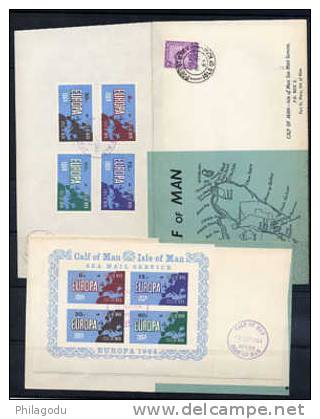 ISLE OF  MAN 1964, Poste Locales Europa 1964 FDC - Emisiones Locales