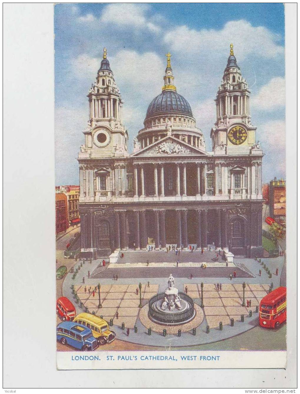 Cp , ANGLETERRE , London , St. Paul's Cathedral , West Front - St. Paul's Cathedral