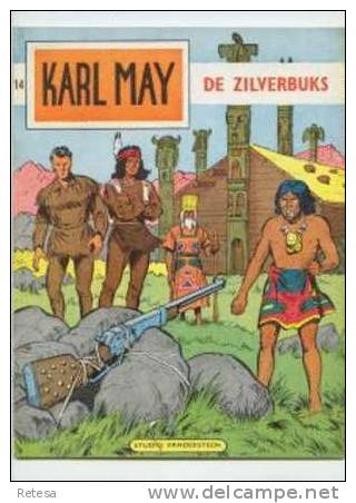 KARL MAY N°14  DE ZILVERBUKS  1ste DRUK 1966 - Karl May