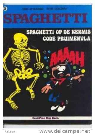 SPAGHETTI N°5 OPDE KERMIS En CODE PRUIMENVLA 1ste DRUK 1980 - Autres & Non Classés